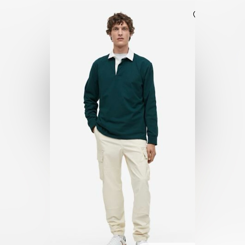 NWT H&M Men’s Slim Fit Ripstop Cargo Joggers- Size Small